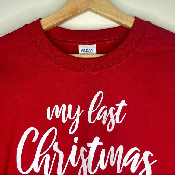 EUC My Last Christmas as a Miss Red Sweatshirt in Women’s small 🎄💍 - Picture 3 of 8